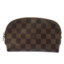 LOUIS VUITTON Damier Ebene Pochette Cosmetic PM Pouch N47516 LV Auth 77993-13