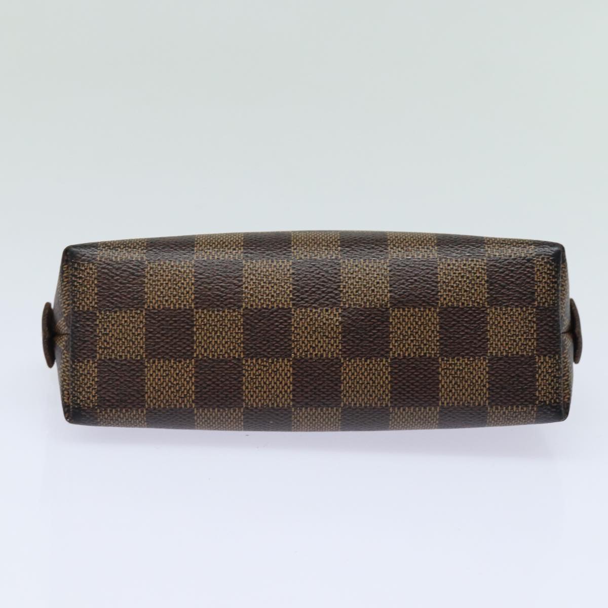 LOUIS VUITTON Damier Ebene Pochette Cosmetic PM Pouch N47516 LV Auth 77993