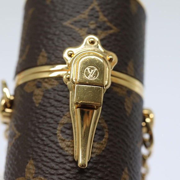 LOUIS VUITTON Monogram Lipstick Case Cosmetic Pouch MP2406 LV Auth 78001A