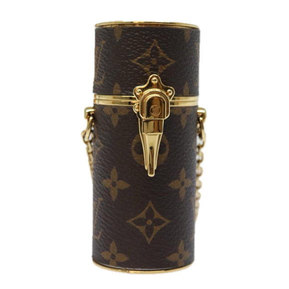 LOUIS VUITTON Monogram Lipstick Case Cosmetic Pouch MP2406 LV Auth 78001A