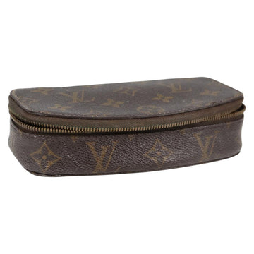 LOUIS VUITTON Monogram Poche Monte Carlo Jewelry Box M47352 LV Auth 78002