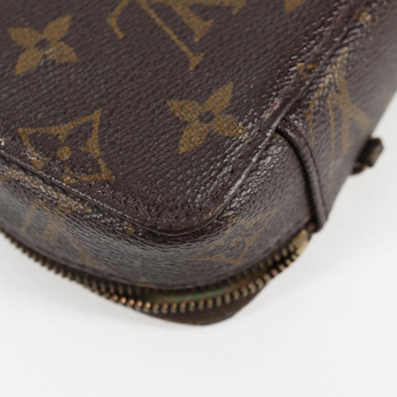 LOUIS VUITTON Monogram Poche Monte Carlo Jewelry Box M47352 LV Auth 78002