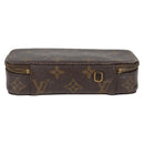 LOUIS VUITTON Monogram Poche Monte Carlo Jewelry Box M47352 LV Auth 78002-2