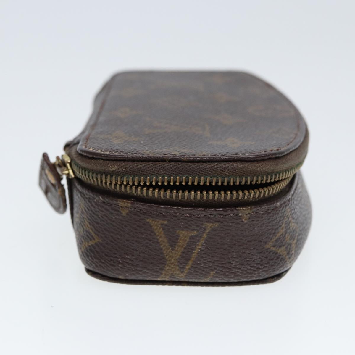 LOUIS VUITTON Monogram Poche Monte Carlo Jewelry Box M47352 LV Auth 78002