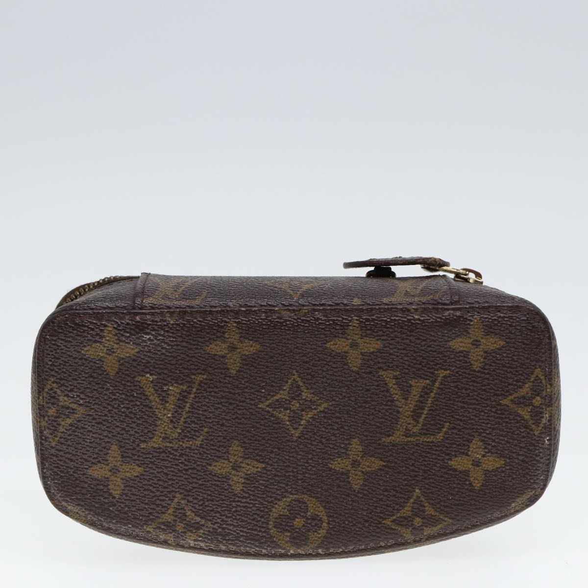 LOUIS VUITTON Monogram Poche Monte Carlo Jewelry Box M47352 LV Auth 78002