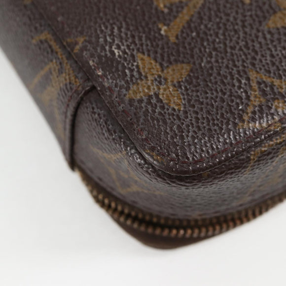 LOUIS VUITTON Monogram Poche Monte Carlo Jewelry Box M47352 LV Auth 78002