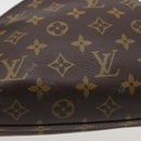 LOUIS VUITTON Monogram Trousse Demi Ronde Cosmetic Pouch M47520 LV Auth 78012-8