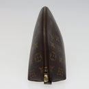 LOUIS VUITTON Monogram Trousse Demi Ronde Cosmetic Pouch M47520 LV Auth 78014-3
