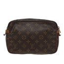 LOUIS VUITTON Monogram Compiegne 23 Clutch Bag M51847 LV Auth 78019-2