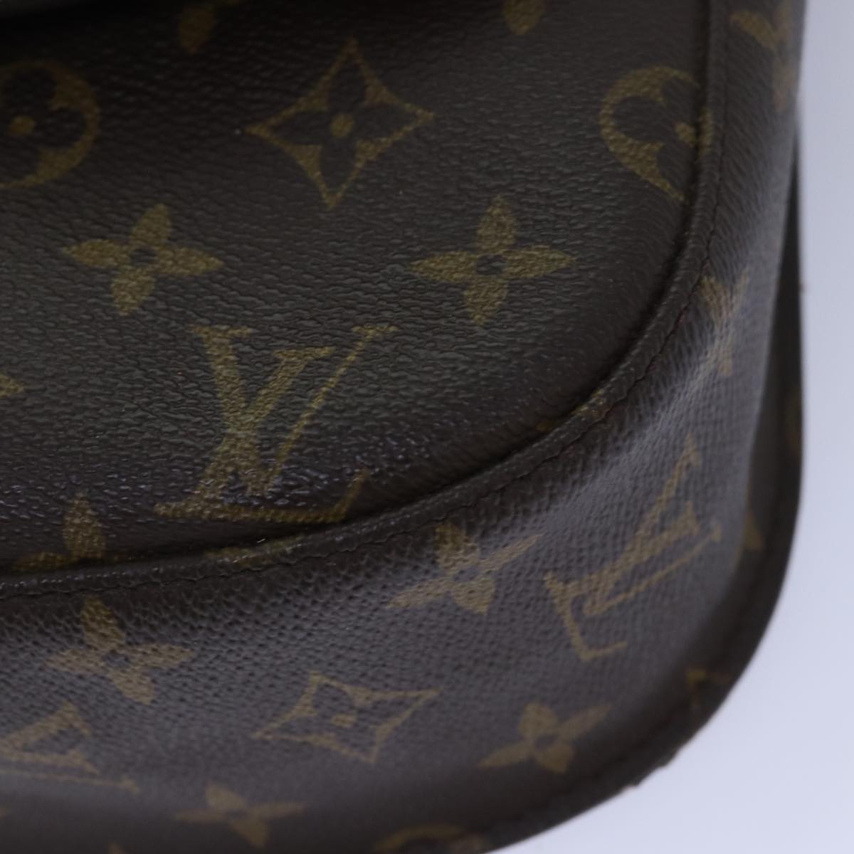 LOUIS VUITTON Monogram Saint Cloud GM Shoulder Bag M51242 LV Auth 78023