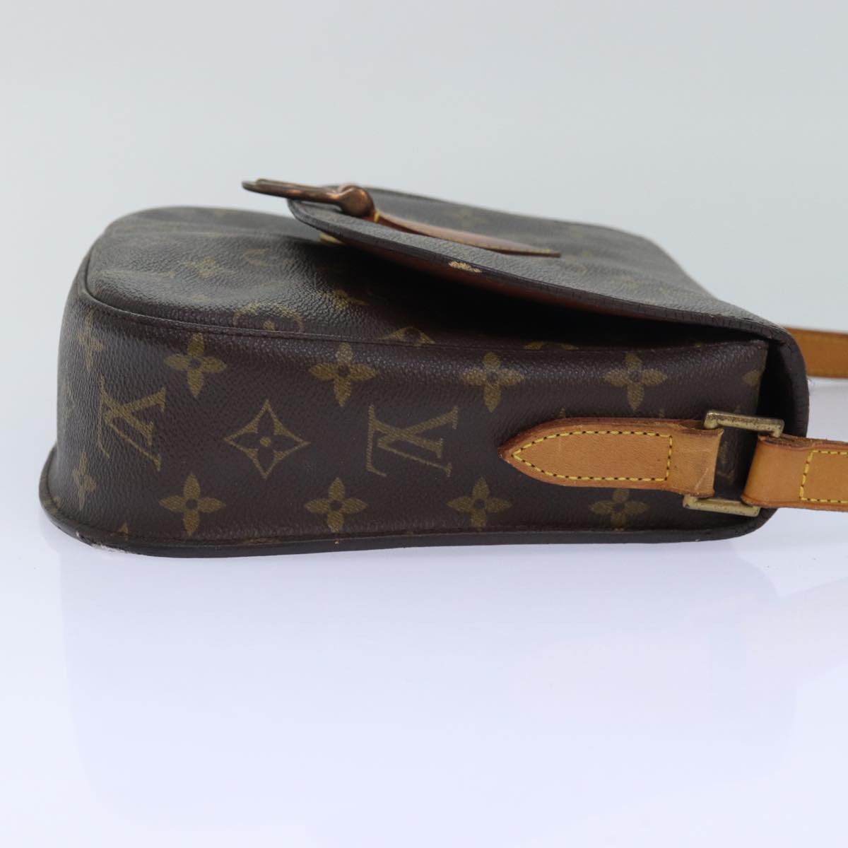 LOUIS VUITTON Monogram Saint Cloud GM Shoulder Bag M51242 LV Auth 78023