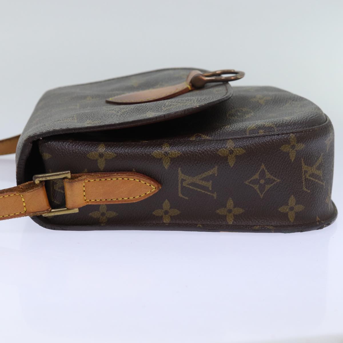 LOUIS VUITTON Monogram Saint Cloud GM Shoulder Bag M51242 LV Auth 78023