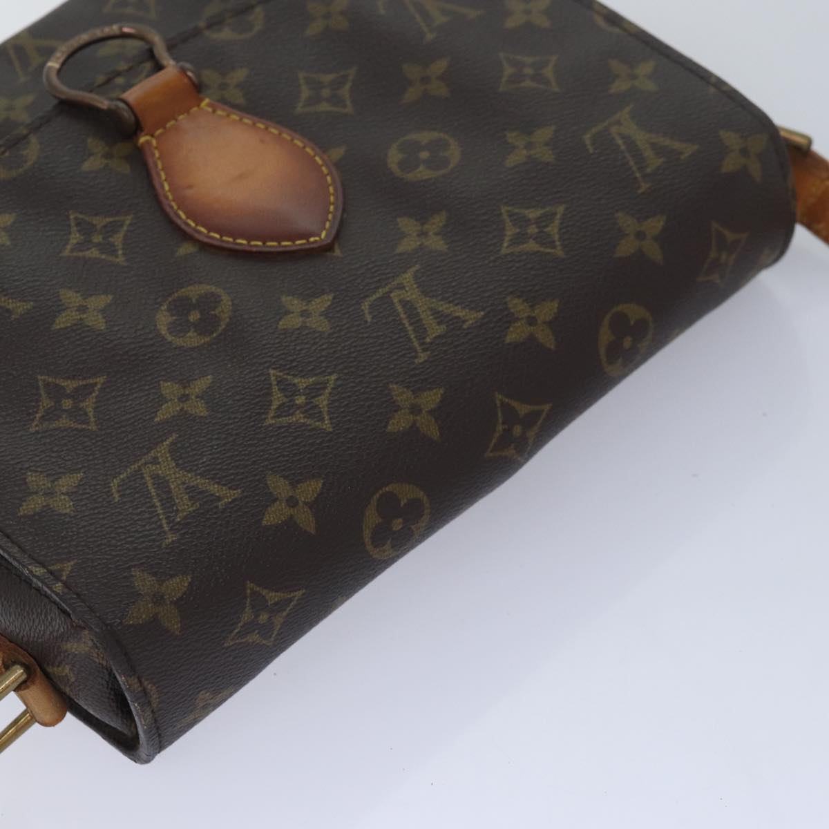 LOUIS VUITTON Monogram Saint Cloud GM Shoulder Bag M51242 LV Auth 78023