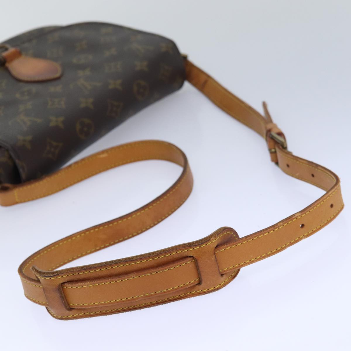 LOUIS VUITTON Monogram Saint Cloud GM Shoulder Bag M51242 LV Auth 78023