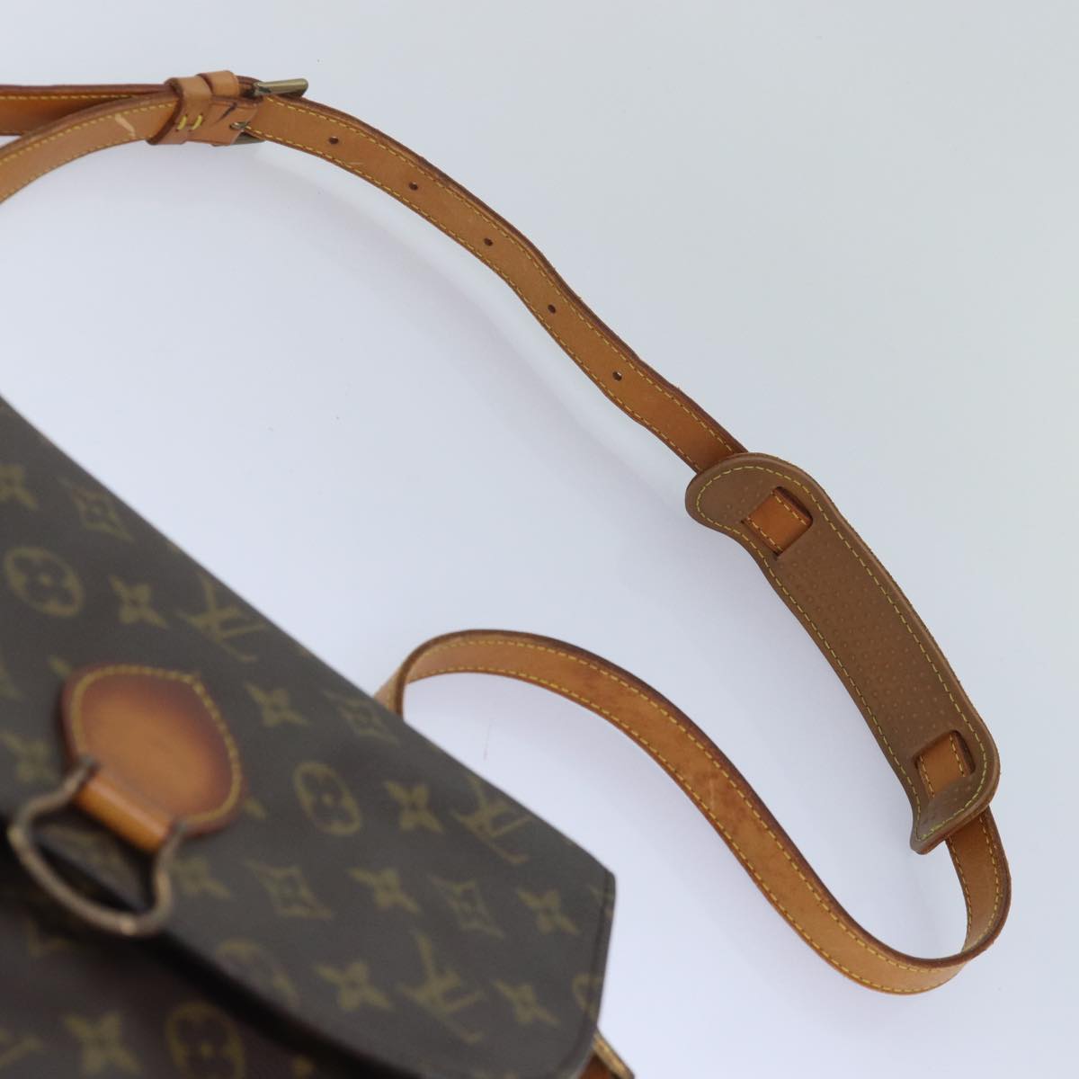 LOUIS VUITTON Monogram Saint Cloud GM Shoulder Bag M51242 LV Auth 78023