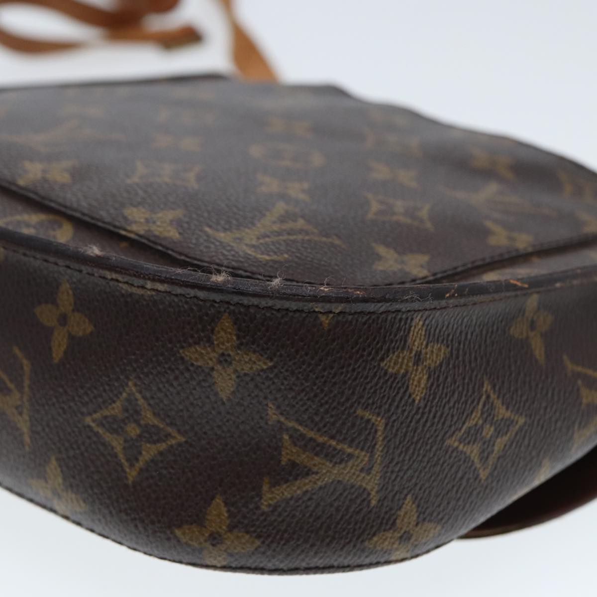 LOUIS VUITTON Monogram Saint Cloud GM Shoulder Bag M51242 Auth 78025