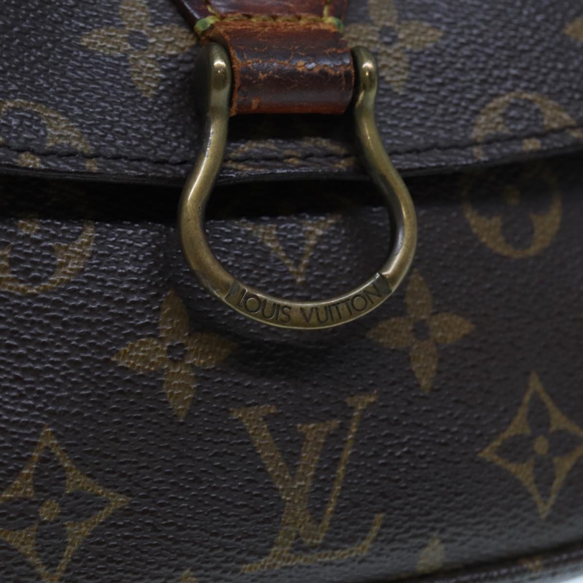 LOUIS VUITTON Monogram Saint Cloud GM Shoulder Bag M51242 Auth 78025