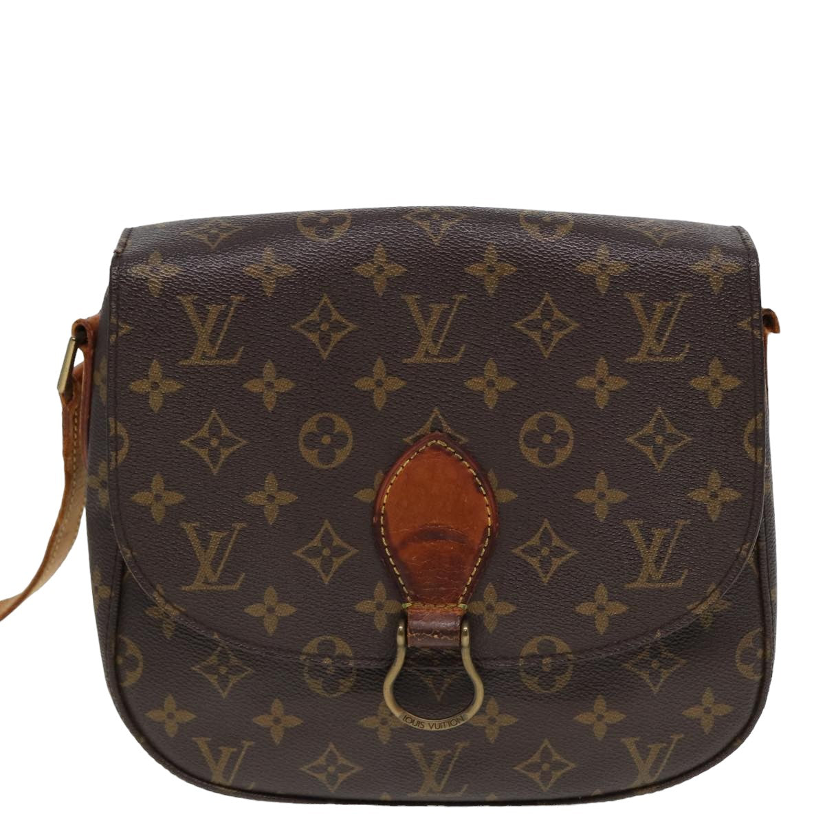 LOUIS VUITTON Monogram Saint Cloud GM Shoulder Bag M51242 Auth 78025