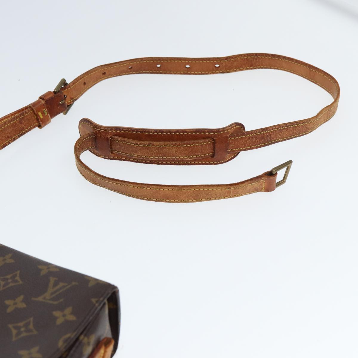 LOUIS VUITTON Monogram Saint Cloud GM Shoulder Bag M51242 Auth 78025