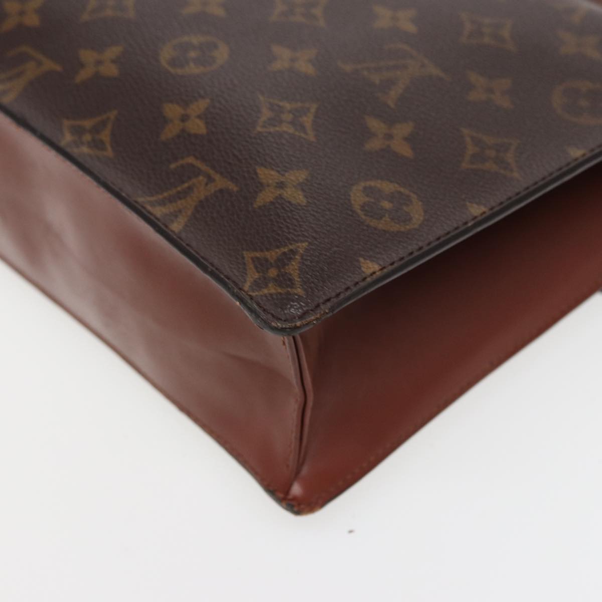 LOUIS VUITTON Monogram Monceau 28 Hand Bag 2way M51185 LV Auth 78030