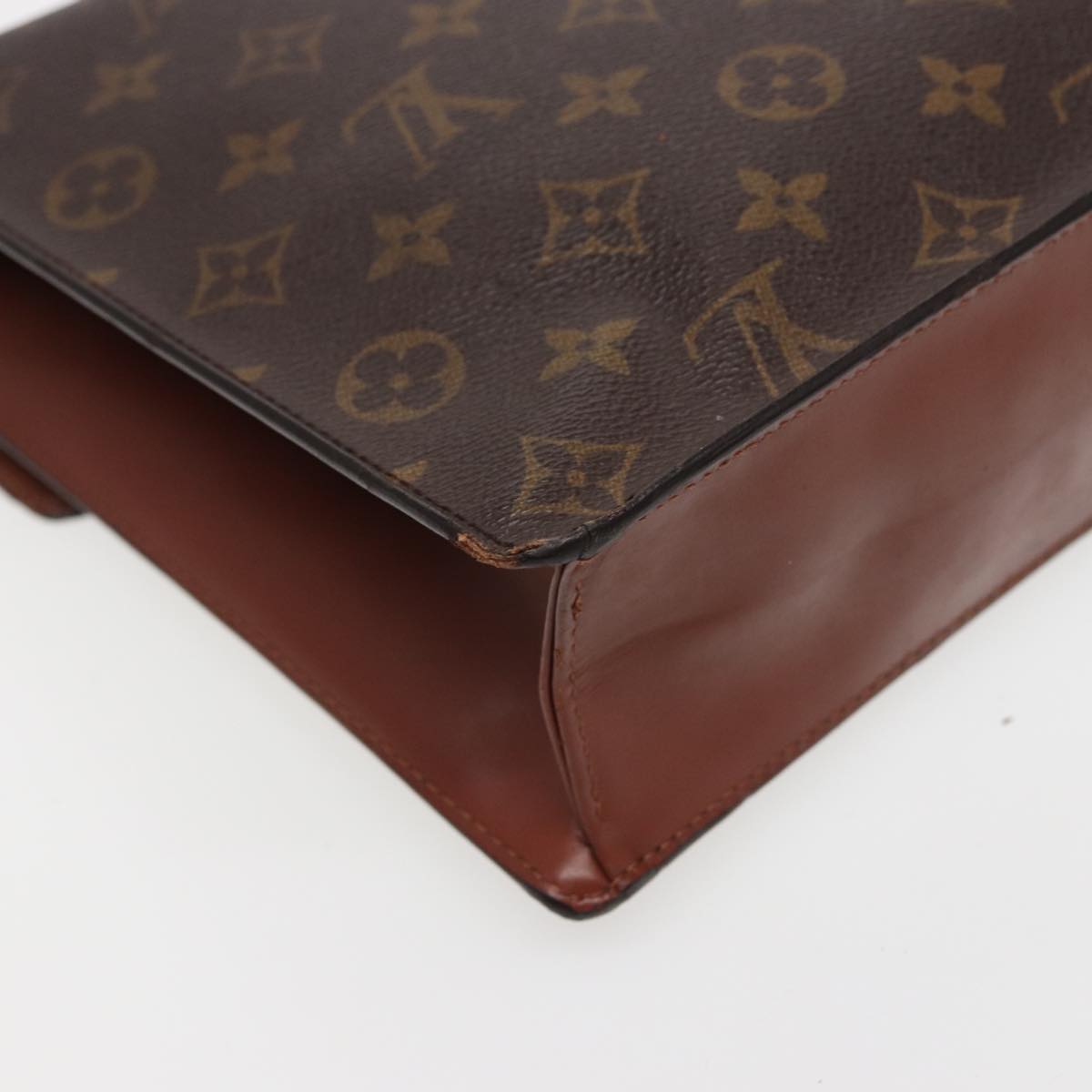 LOUIS VUITTON Monogram Monceau 28 Hand Bag 2way M51185 LV Auth 78030