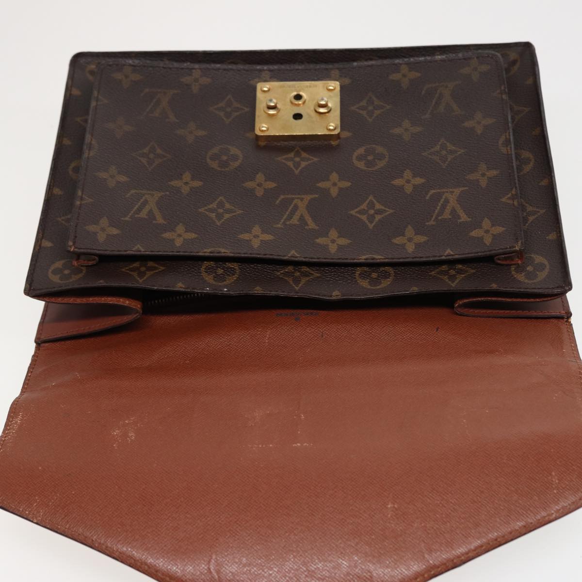 LOUIS VUITTON Monogram Monceau 28 Hand Bag 2way M51185 LV Auth 78030