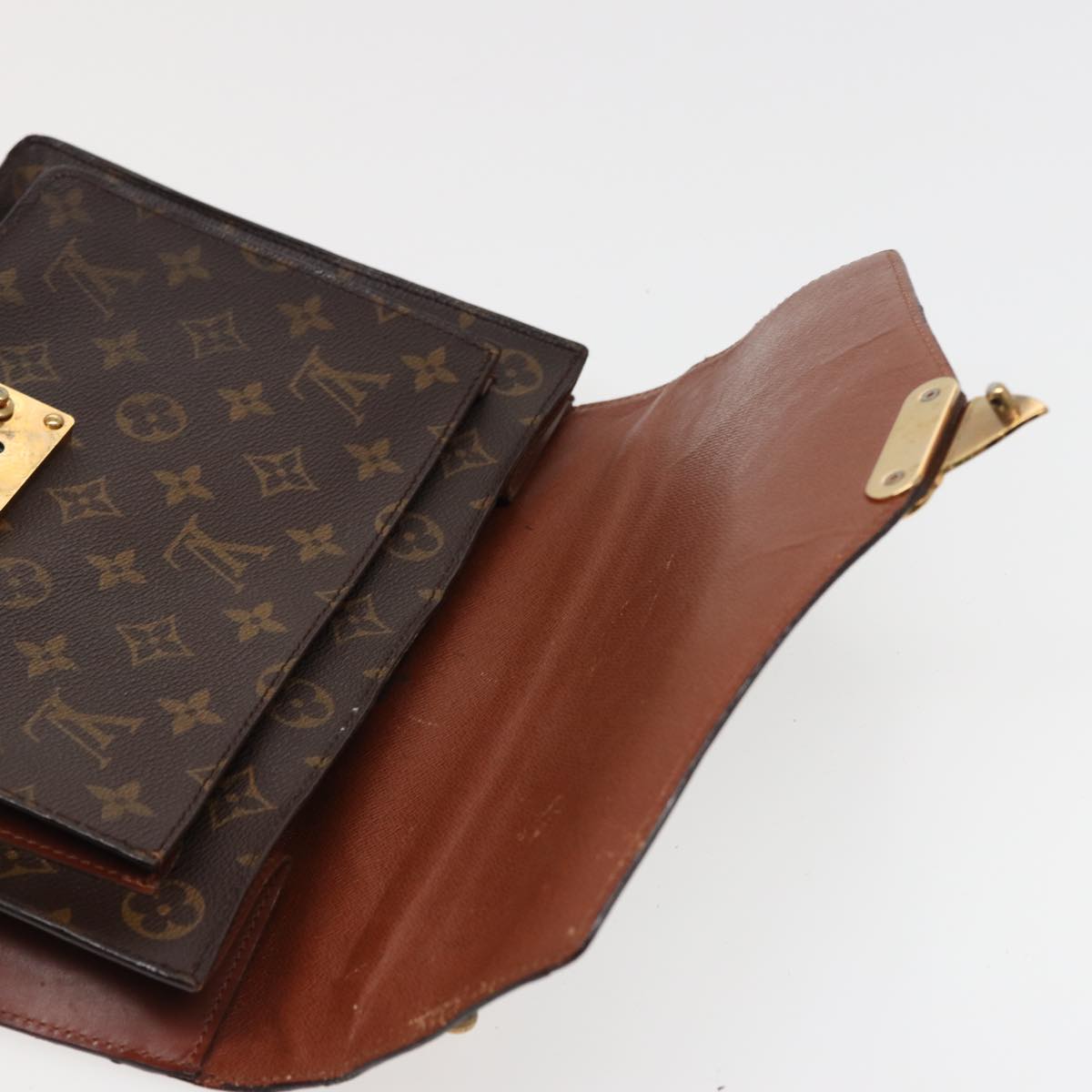 LOUIS VUITTON Monogram Monceau 28 Hand Bag 2way M51185 LV Auth 78030