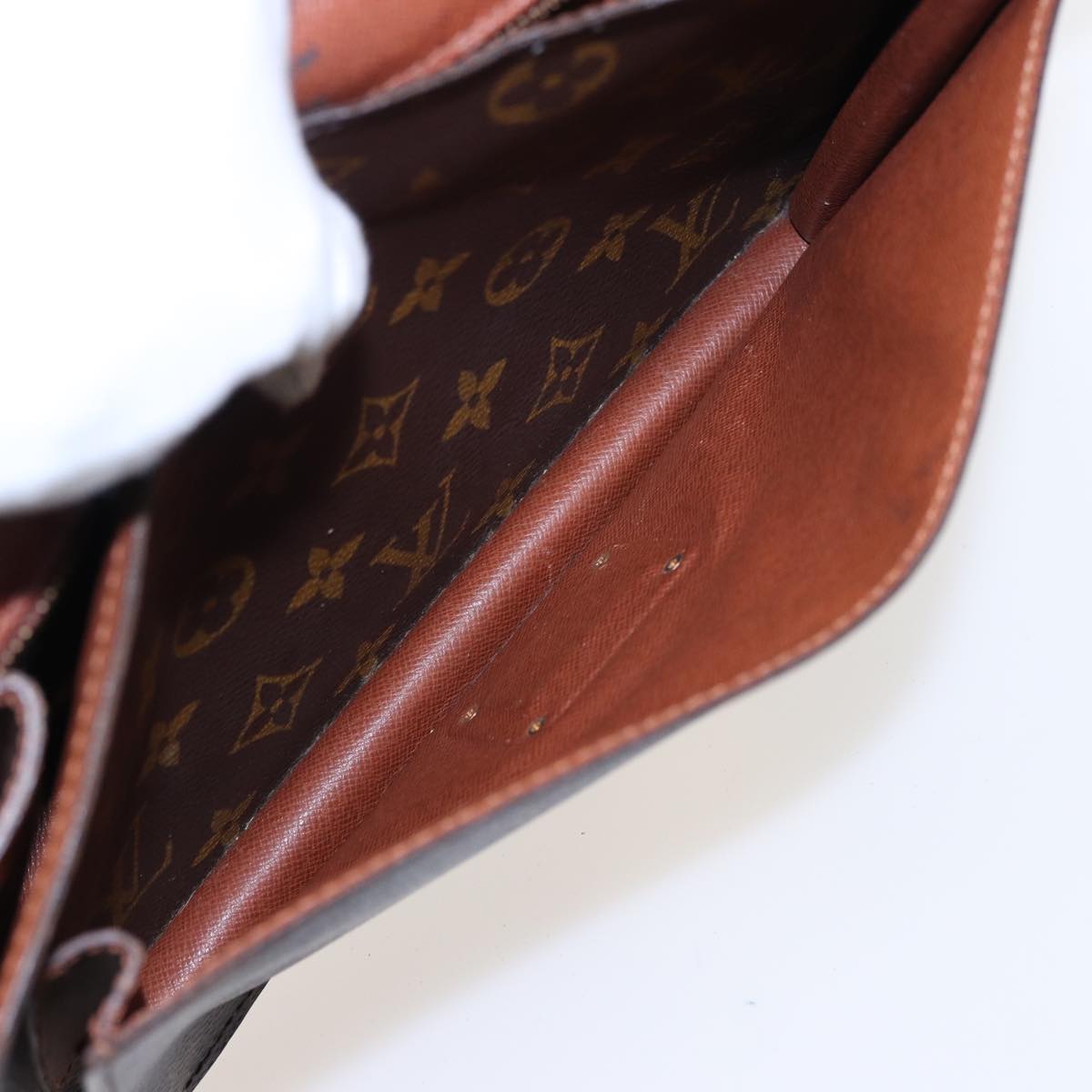 LOUIS VUITTON Monogram Monceau 28 Hand Bag 2way M51185 LV Auth 78030