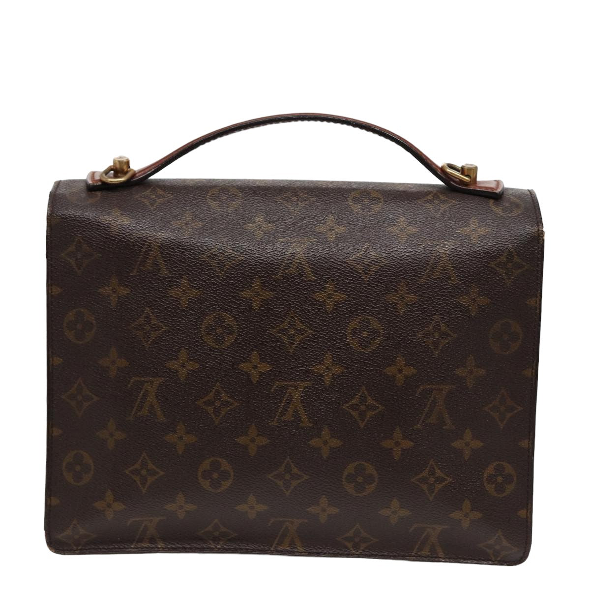 LOUIS VUITTON Monogram Monceau 28 Hand Bag 2way M51185 LV Auth 78030 - 0