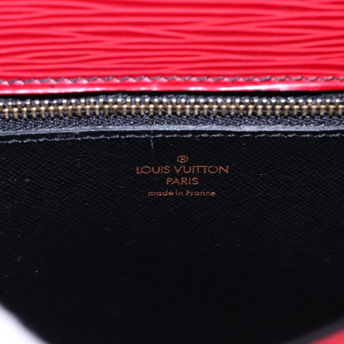 LOUIS VUITTON Epi Saint Cloud GM Shoulder Bag Red M52197 LV Auth 78032