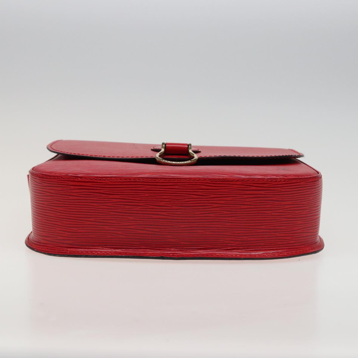 LOUIS VUITTON Epi Saint Cloud GM Shoulder Bag Red M52197 LV Auth 78032