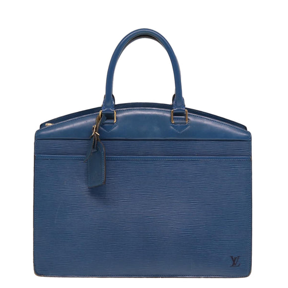LOUIS VUITTON Epi Riviera Hand Bag Blue M48185 LV Auth 78047