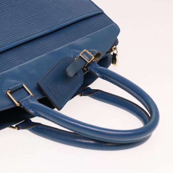 LOUIS VUITTON Epi Riviera Hand Bag Blue M48185 LV Auth 78047