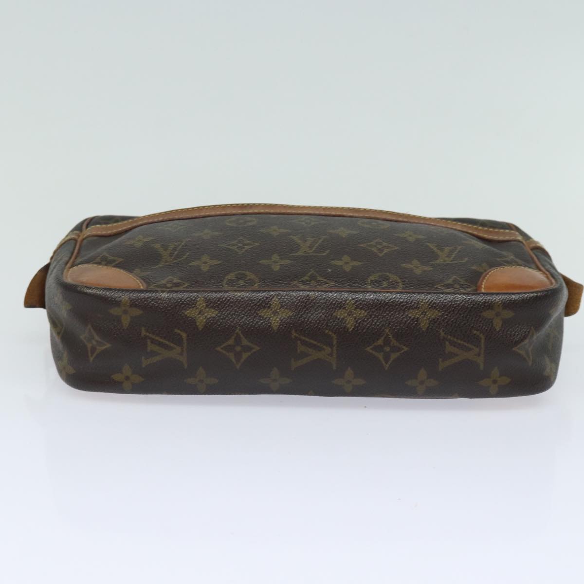 LOUIS VUITTON Monogram Compiegne 28 Clutch Bag M51845 LV Auth 78057