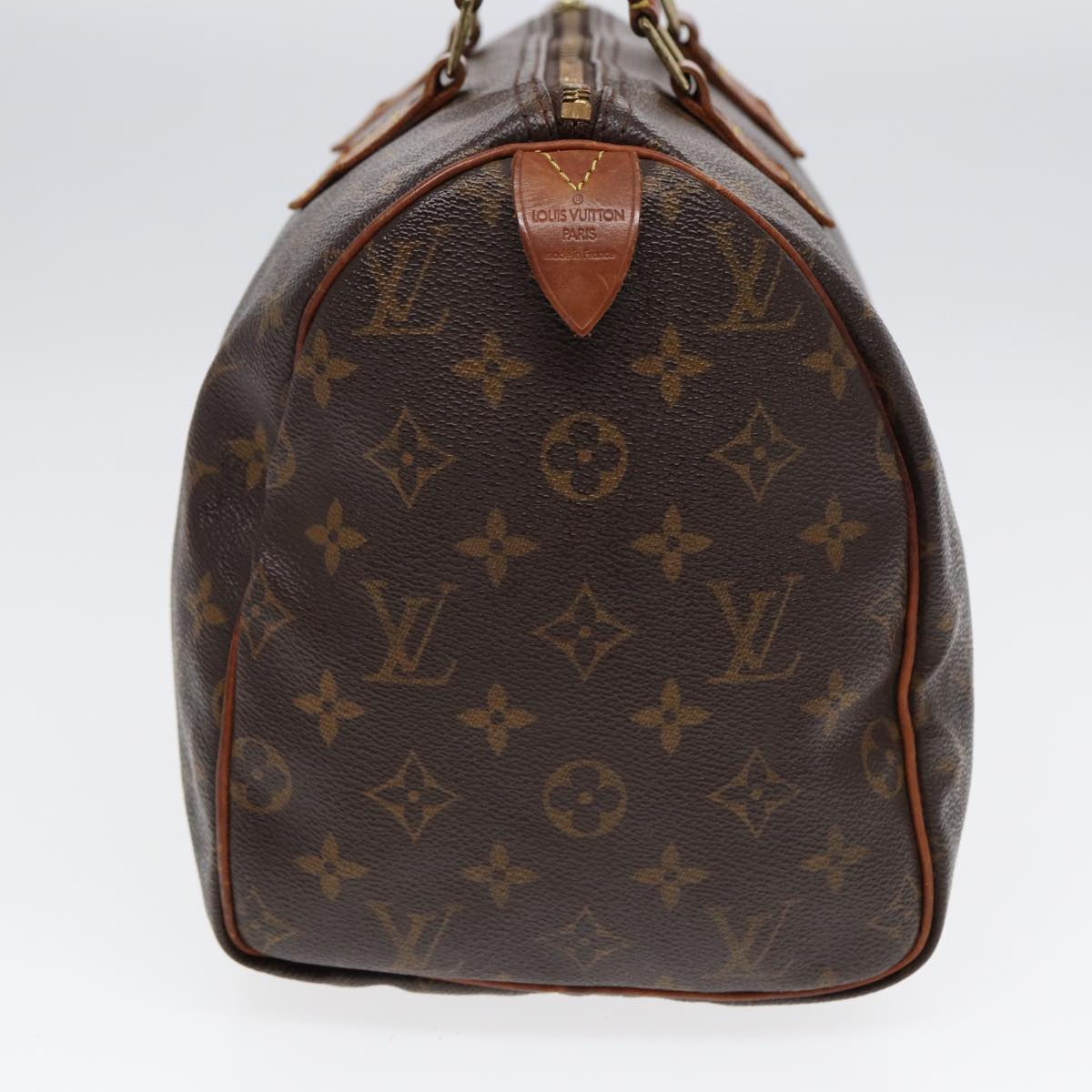 LOUIS VUITTON Monogram Speedy 30 Hand Bag M41526 LV Auth 78069