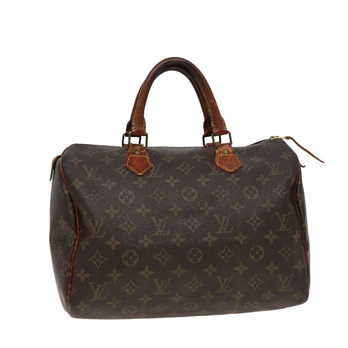 LOUIS VUITTON Monogram Speedy 30 Hand Bag M41526 LV Auth 78070