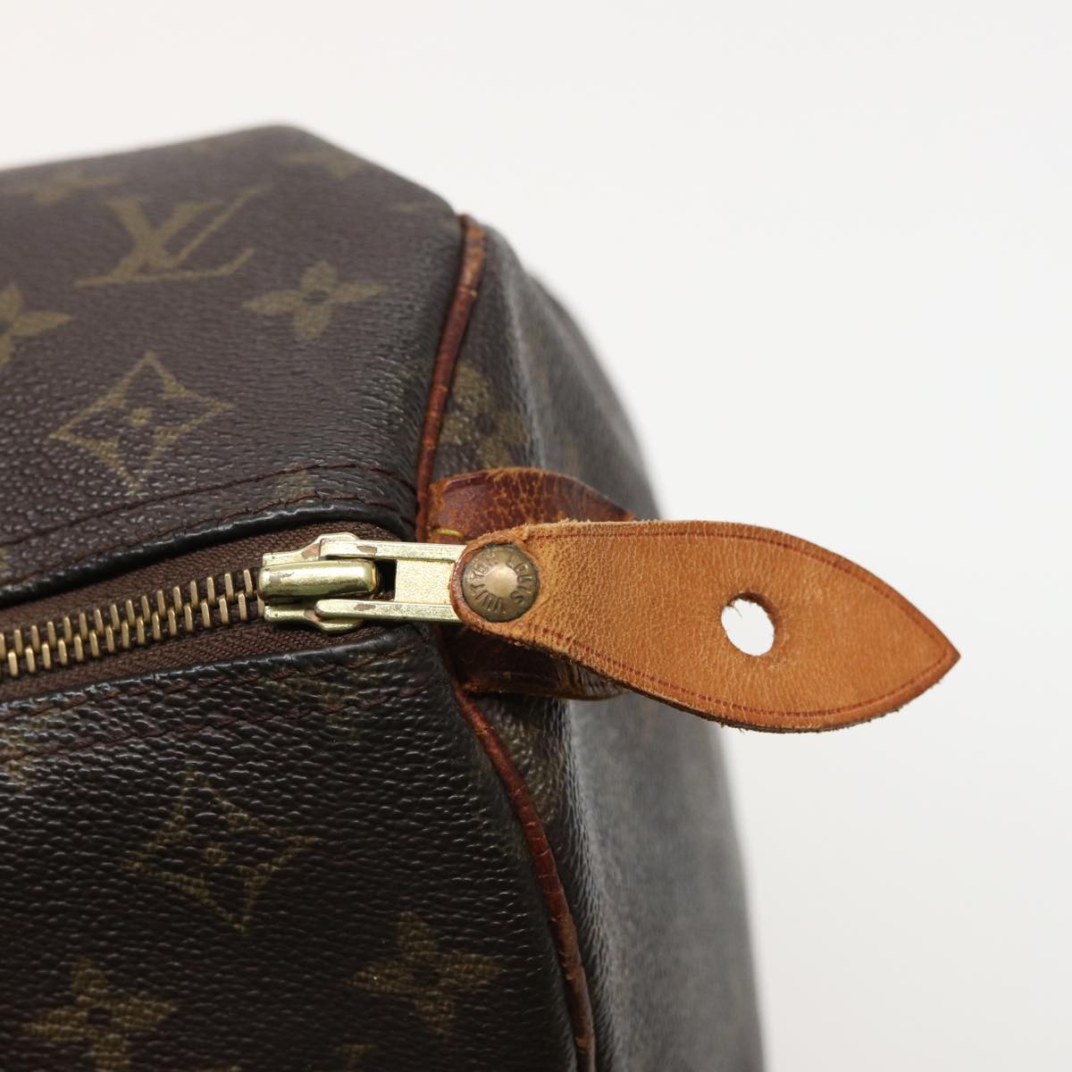 LOUIS VUITTON Monogram Speedy 30 Hand Bag M41526 LV Auth 78070