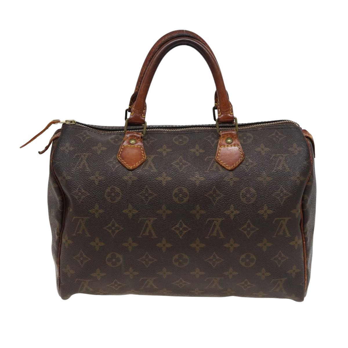 LOUIS VUITTON Monogram Speedy 30 Hand Bag M41526 LV Auth 78070