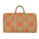 LOUIS VUITTON Damier Giant Keepall Bandouliere 50 Bag Beige M57419 Auth 78074S-2
