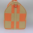 LOUIS VUITTON Damier Giant Keepall Bandouliere 50 Bag Beige M57419 Auth 78074S-3