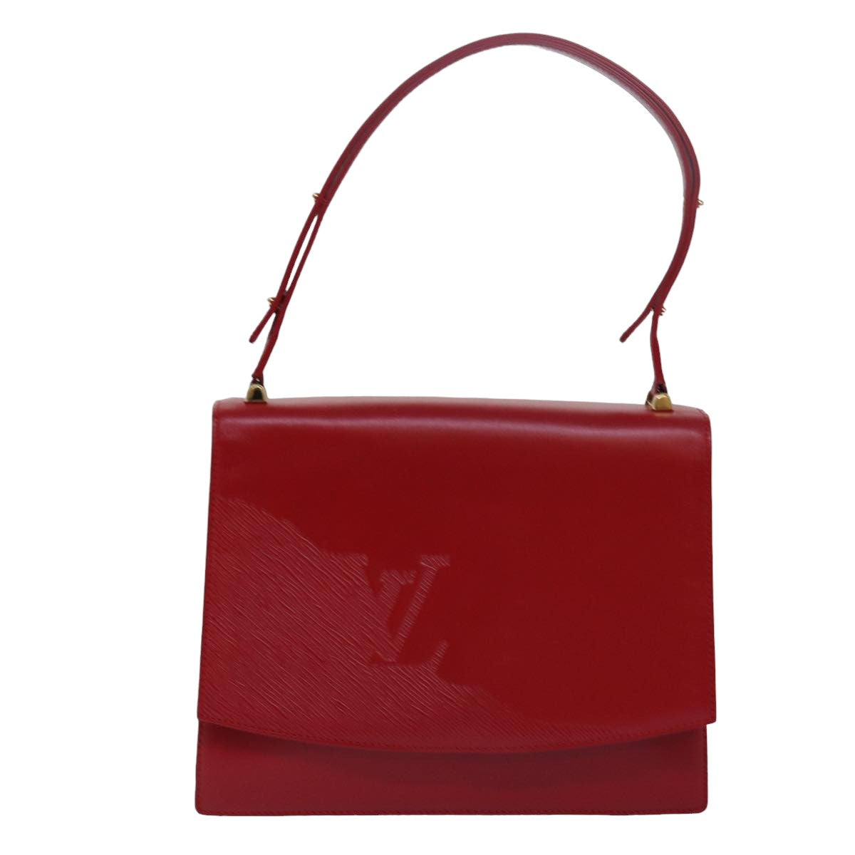 LOUIS VUITTON Opera line Delph Shoulder Bag Red M63937 LV Auth 78114