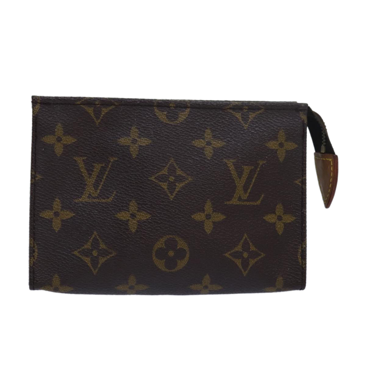 LOUIS VUITTON Monogram Poche Toilette 15 Pouch M47546 LV Auth 78116