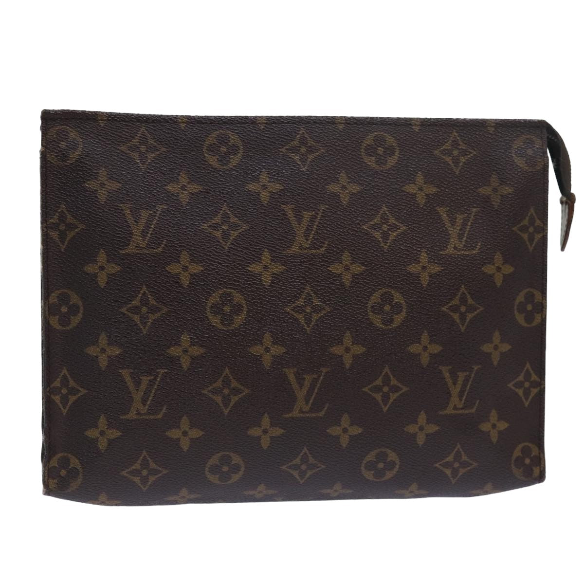 LOUIS VUITTON Monogram Poche Toilette 26 Pouch M47542 LV Auth 78126