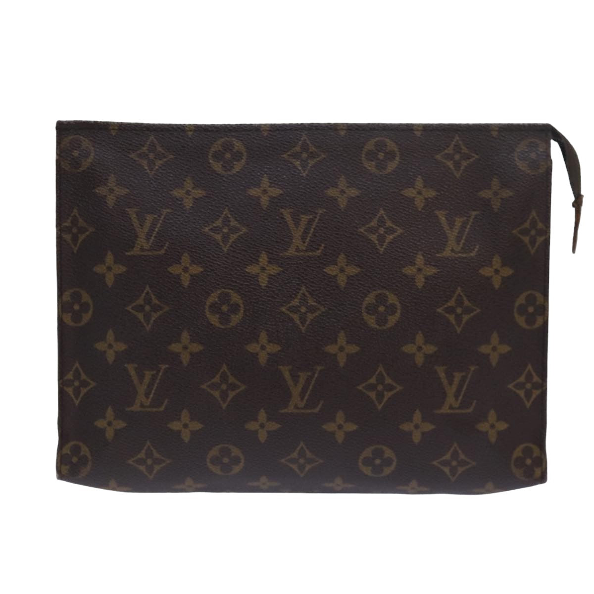 LOUIS VUITTON Monogram Poche Toilette 26 Pouch M47542 LV Auth 78126