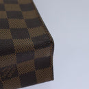 LOUIS VUITTON Damier Ebene Poche Toilette 26 Pouch N47543 LV Auth 78127-16