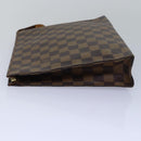 LOUIS VUITTON Damier Ebene Poche Toilette 26 Pouch N47543 LV Auth 78127-3