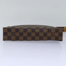 LOUIS VUITTON Damier Ebene Poche Toilette 26 Pouch N47543 LV Auth 78127-6