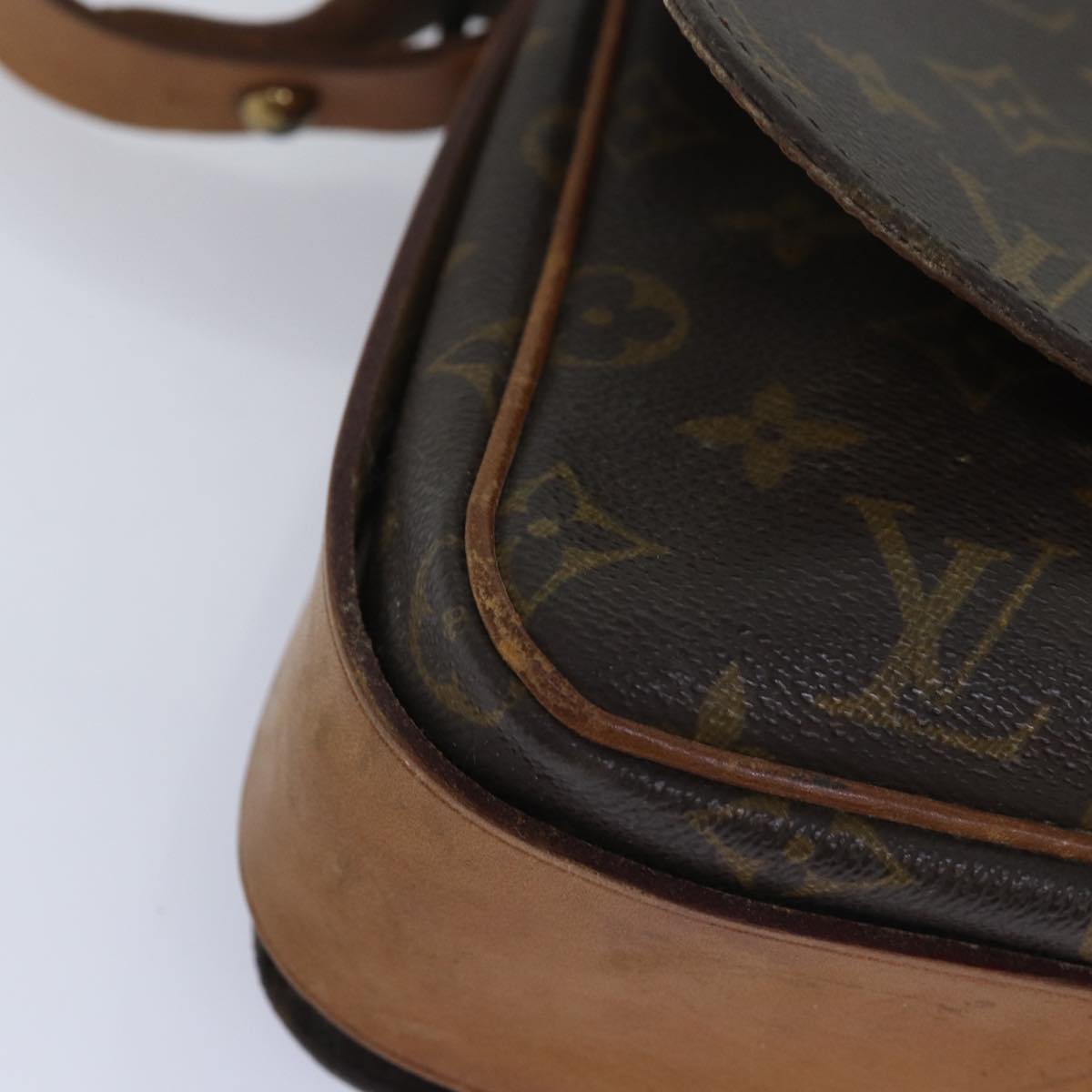 LOUIS VUITTON Monogram Cartouchiere GM Shoulder Bag M51252 LV Auth 78133