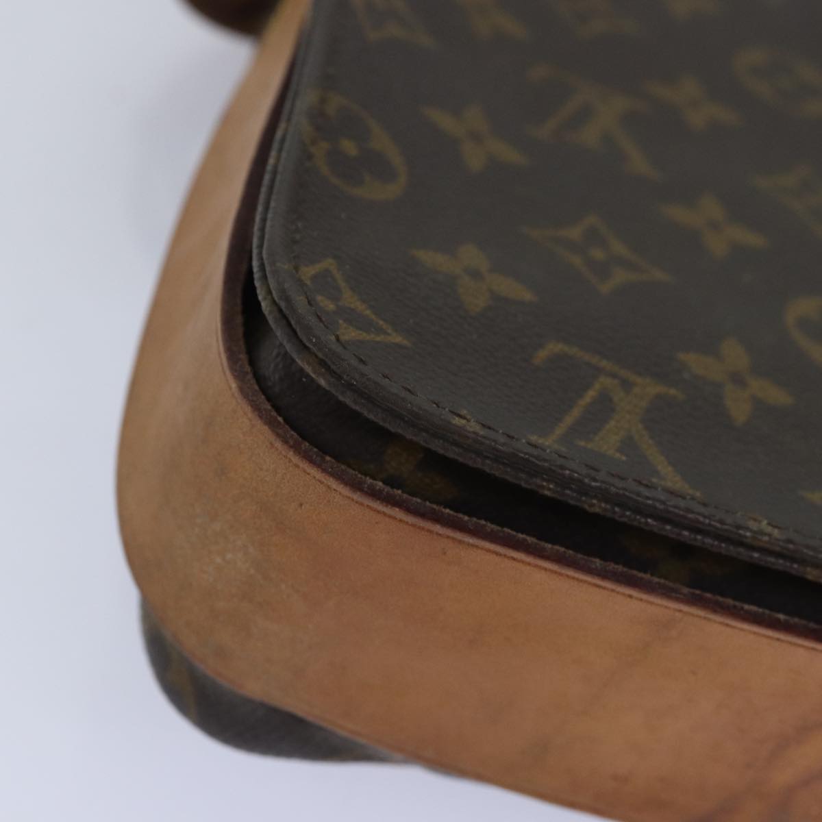 LOUIS VUITTON Monogram Cartouchiere GM Shoulder Bag M51252 LV Auth 78133