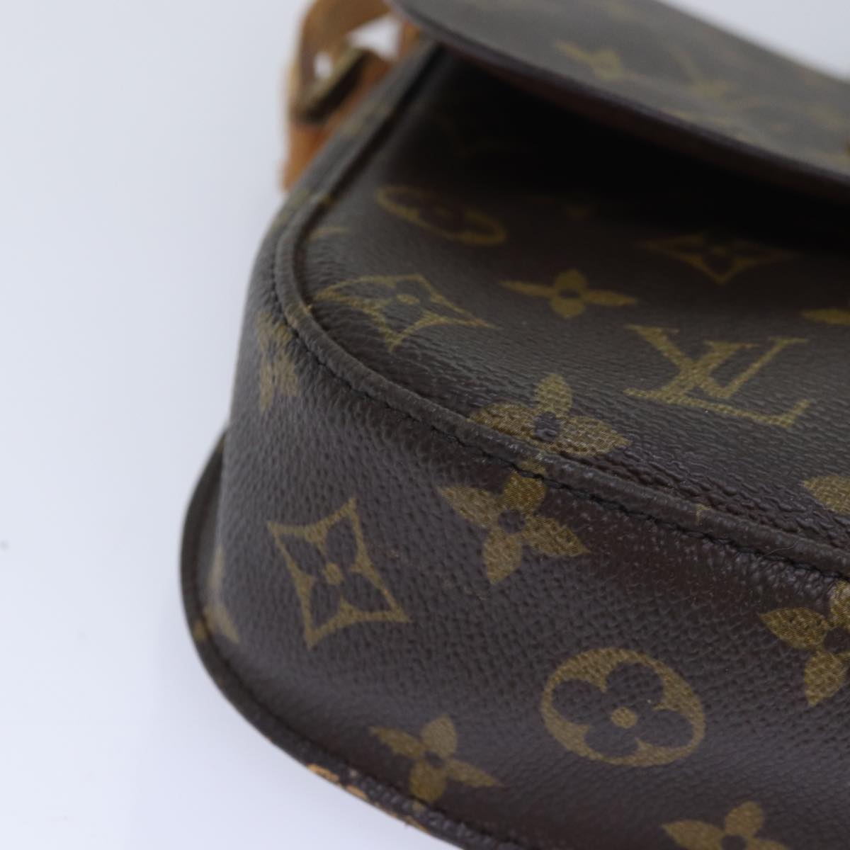 LOUIS VUITTON Monogram Saint Cloud MM Shoulder Bag M51243 LV Auth 78134